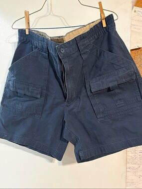 Men's St. John Bays Navy Cargo Shorts
